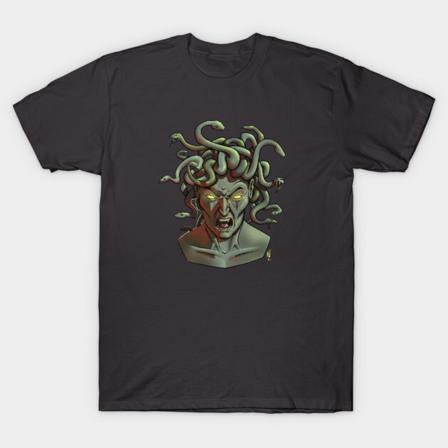 Halloween Medusa T-Shirt by Reading With Kids