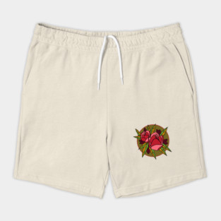 Art Deco roses Shorts
