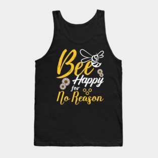 Bee Happy. Tank Top