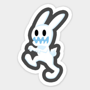 CUTE ZOMBIE BUNNY Sticker