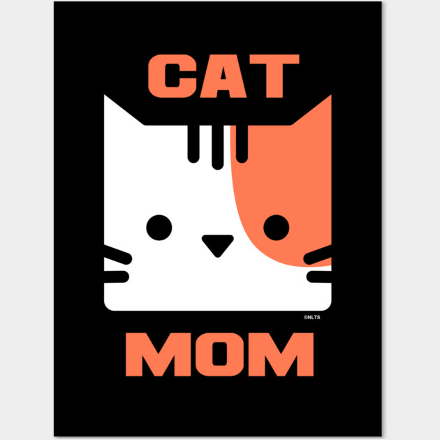 Cat Mom Wall Art by creative