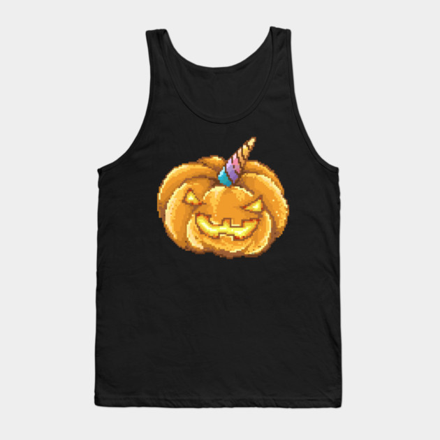 Jack O Unicorn Pumpkin Halloween T Shirt Gifts Tank Top by creative