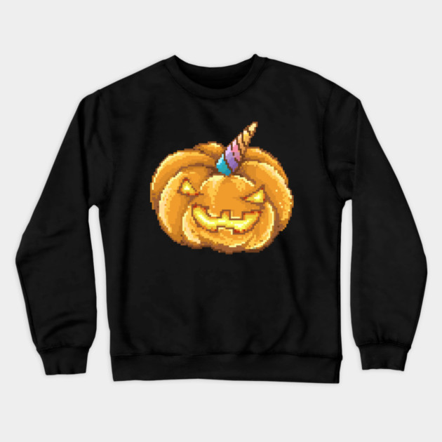 Jack O Unicorn Pumpkin Halloween T Shirt Gifts Crewneck Sweatshirt by creative