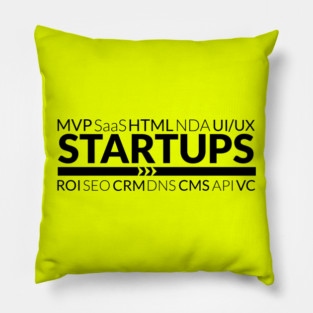 STARTUPS - A.A.A. (Abbreviations And Acronyms) Pillow