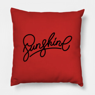 Sunshine Lettering Pillow