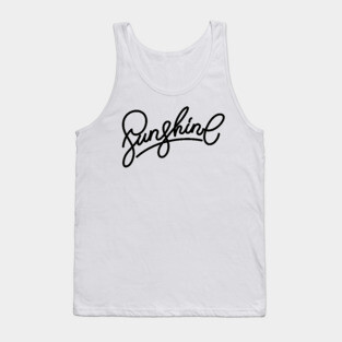 Sunshine Lettering Tank Top