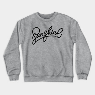 Sunshine Lettering Crewneck Sweatshirt
