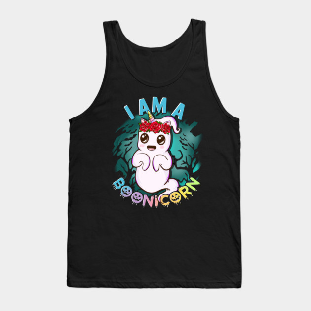 I am a Boonicorn Funny Unicorn Ghost Halloween Tank Top by creative