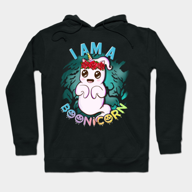 I am a Boonicorn Funny Unicorn Ghost Halloween Hoodie by creative