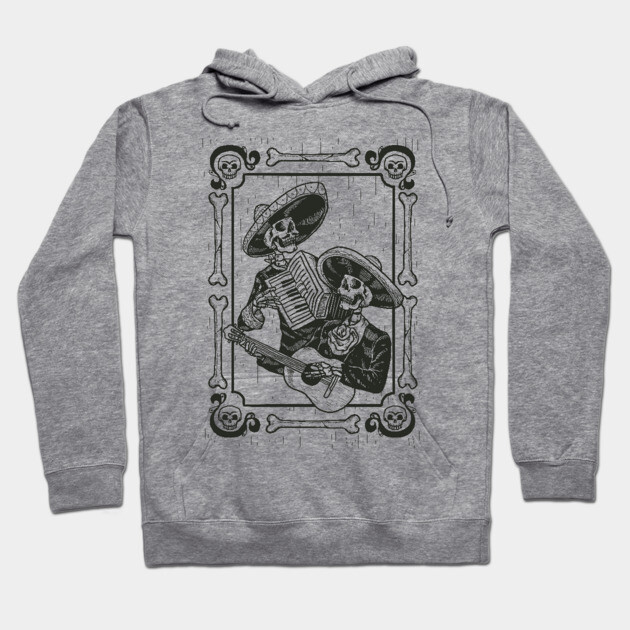 Mariachi Dia De Los Muertos Hoodie by MCALTees