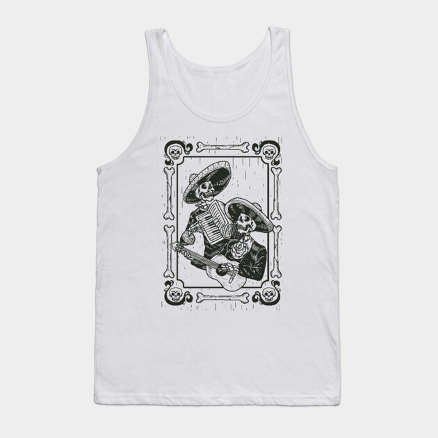 Mariachi Dia De Los Muertos Tank Top by MCALTees