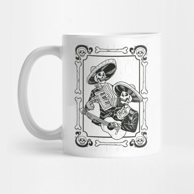 Mariachi Dia De Los Muertos by MCALTees