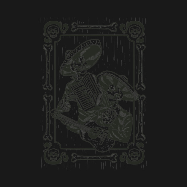 Mariachi Dia De Los Muertos by MCALTees