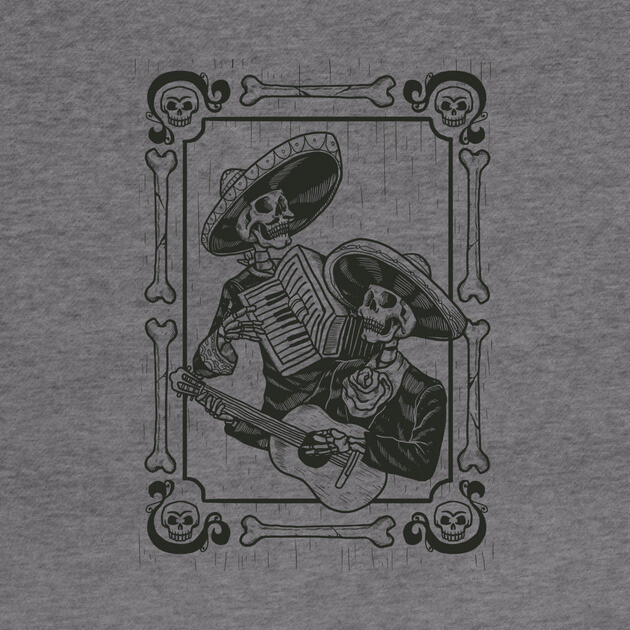 Mariachi Dia De Los Muertos by MCALTees
