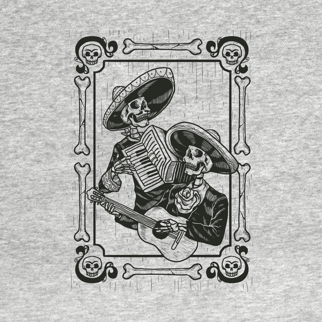 Mariachi Dia De Los Muertos by MCALTees