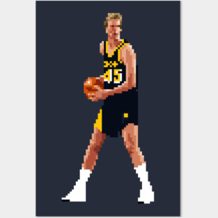 Rik Smits Pixel Dribble. Posters and Art