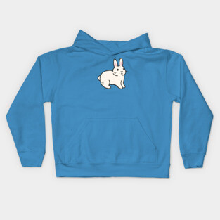 Cute Bunny Rabbit Doodle Drawing Kids Hoodie