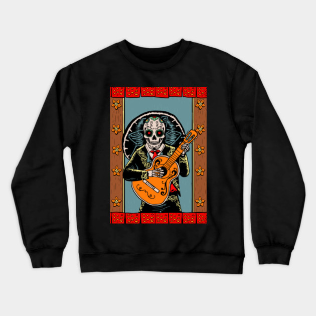 Solo Mariachi Dia De Los Muertos Crewneck Sweatshirt by MCALTees