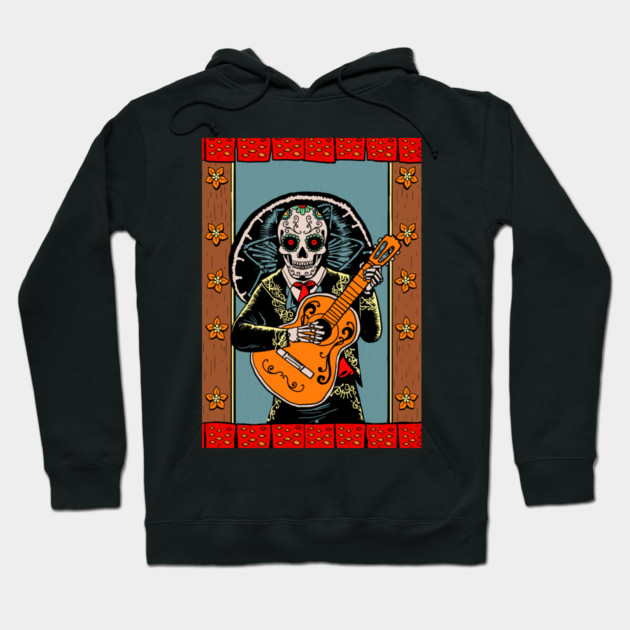 Solo Mariachi Dia De Los Muertos Hoodie by MCALTees