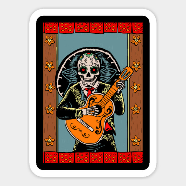 Solo Mariachi Dia De Los Muertos Magnet by MCALTees