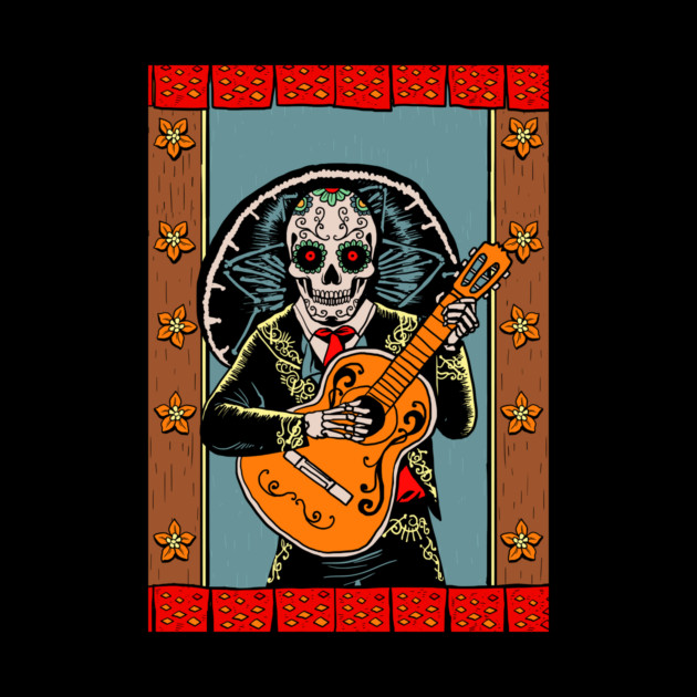 Solo Mariachi Dia De Los Muertos by MCALTees