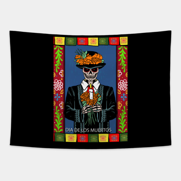 Dia De Los Muertos Tapestry by MCALTees