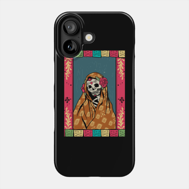 Day Of The Dead - The Virgin Phone Case by MCAL Tees