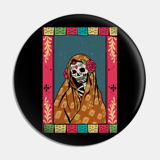 Day Of The Dead - The Virgin Pin by MCAL Tees