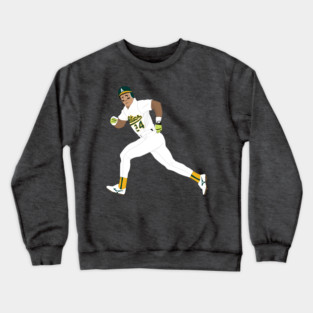 The Stolen Base King! Rickey Henderson Crewneck Sweatshirt