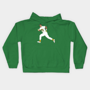 The Stolen Base King! Rickey Henderson Kids Hoodie