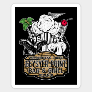 Geyser Point Bar & Grill Wilderness Lodge Orlando Magnet