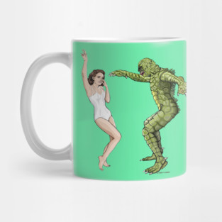 The Creature and Julie Adams doing the swim Mug