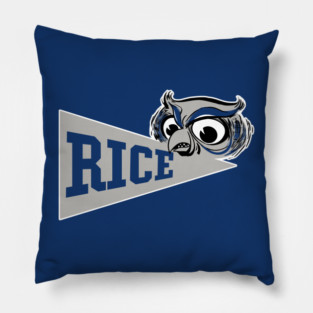 Vintage Pennant Rice Mascot Pillow