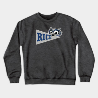 Vintage Pennant Rice Mascot Crewneck Sweatshirt