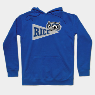 Vintage Pennant Rice Mascot Hoodie