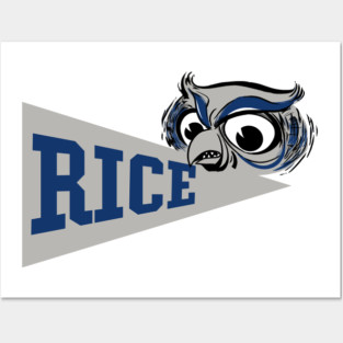 Vintage Pennant Rice Mascot Posters and Art