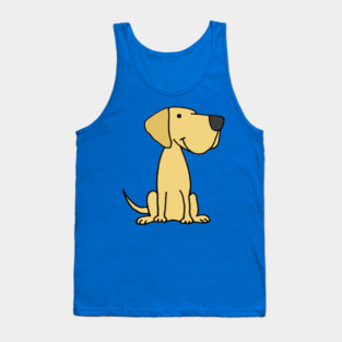 Cute Yellow Labrador Retriever Puppy dog Tank Top