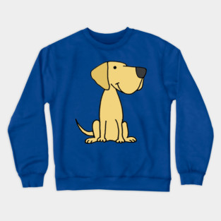 Cute Yellow Labrador Retriever Puppy dog Crewneck Sweatshirt