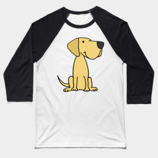 Cute Yellow Labrador Retriever Puppy dog Baseball T-Shirt