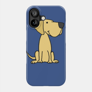 Cute Yellow Labrador Retriever Puppy dog Phone Case