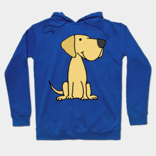 Cute Yellow Labrador Retriever Puppy dog Hoodie