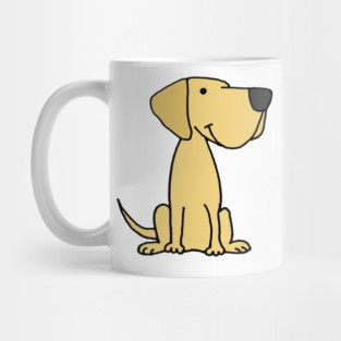 Cute Yellow Labrador Retriever Puppy dog Mug