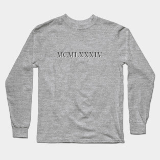 Roman Numeral 1984 Long Sleeve T-Shirt