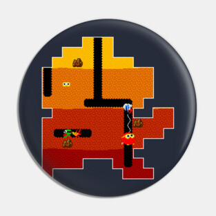 Dig Dug Tribute Pin
