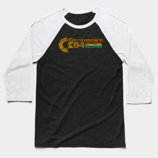 Commodore 64 Vintage Classic Baseball T-Shirt
