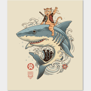 Catana Shark Posters and Art