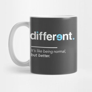 Be Different Shirt for Autism Awareness Month Mug