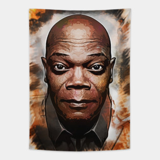 Samuel L. Jackson - Caricature Tapestry