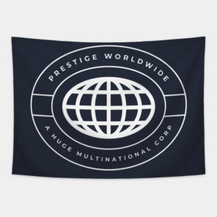 Prestige Worldwide - modern logo Tapestry