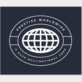Prestige Worldwide - modern logo Posters and Art
